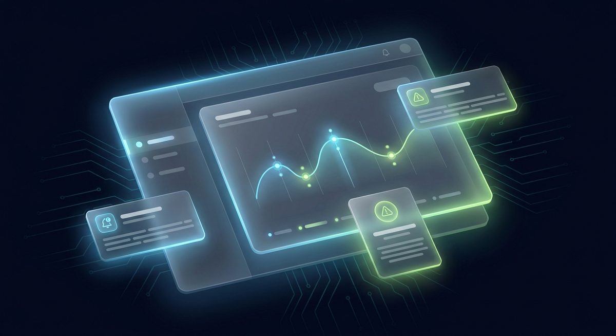 Glyntra dashboard showing Schema.org and Open Graph monitoring alerts